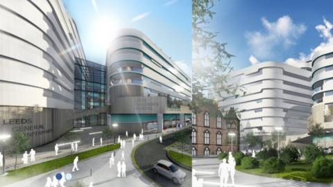 How the proposed redevelopment at Leeds General Infirmary might look