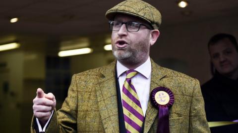 Paul Nuttall in Stoke-on-Trent