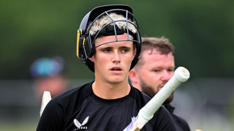 England's Jacob Bethell during a training session