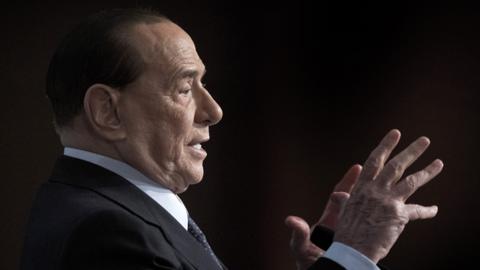 Italy's former Prime Minister and Leader of Forza Italia Party Silvio Berlusconi celebrates 25 years of Forza Italia Party and announces his candidature ahead the European Elections, on 30 March 2019 in Rome, Italy