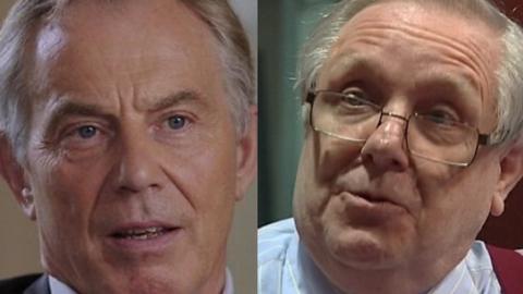 Tony Blair and Ed Doolan