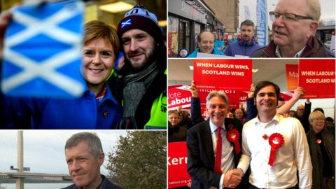 Campaigning Scottish leaders