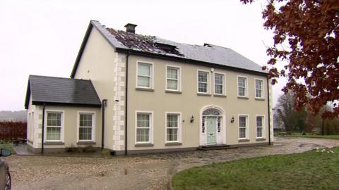 House in Newtowncunningham struck by lightning