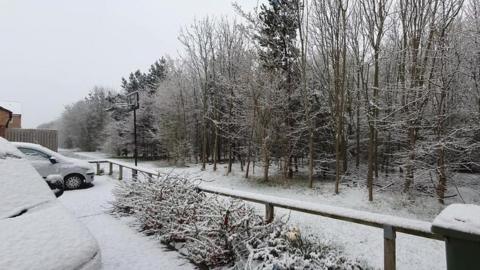 Snow in Redcar