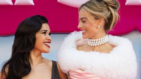 America Ferrera and Margot Robbie