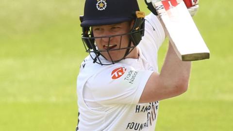 Ben Brown came in with Hampshire on 39-4