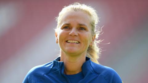 England women's team manager Sarina Wiegman