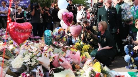 Tributes in Manchester