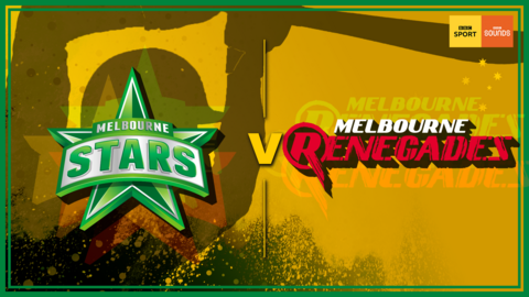 Melbourne Stars v Melbourne Renegades badge graphic