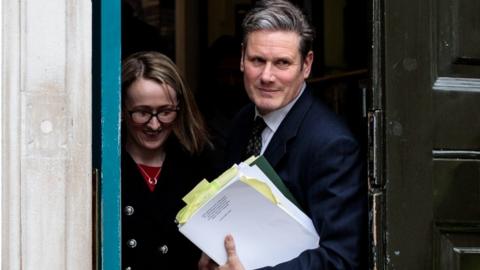 Rebecca Long Bailey and Sir Keir Starmer