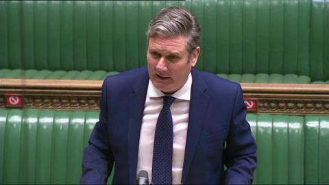 Sir Keir Starmer in Commons