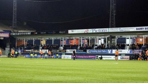 Luton Town's ground at Kenwilworth Road