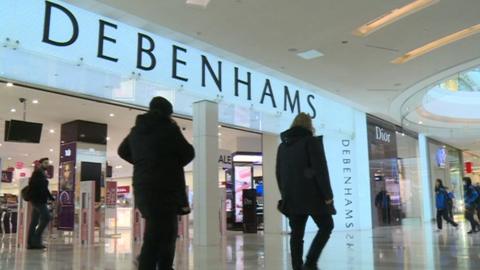 Debenhams store in Cardiff