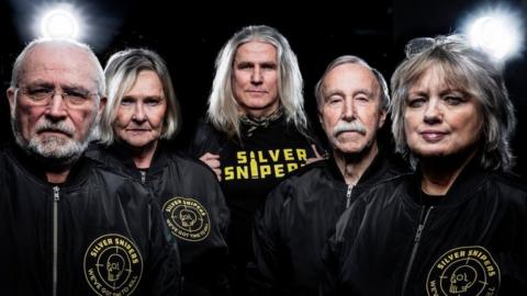 Profile picture of the five members of the Silver Snipers.