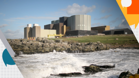 Wylfa, Anglesey, in a graphic for Your Questions Answered Election 2019