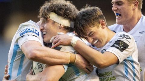 Glasgow Warriors celebrate