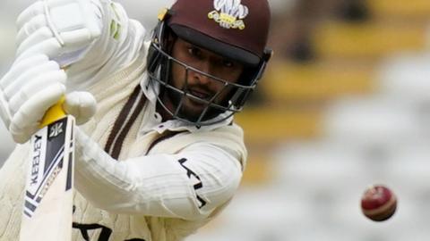 Surrey's Ryan Patel passed 50 for only the sixth time in first-class cricket