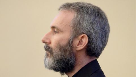 Catholic priest Monsignor Carlo Alberto Capella during his trial inside the Vatican Court, Vatican City, 23 June 2018 (handout released by Vatican Media)