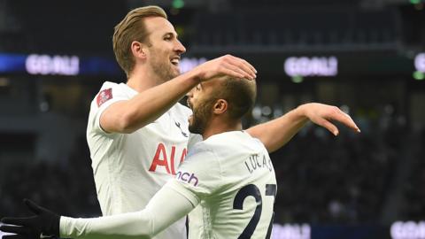 Harry Kane celebrates