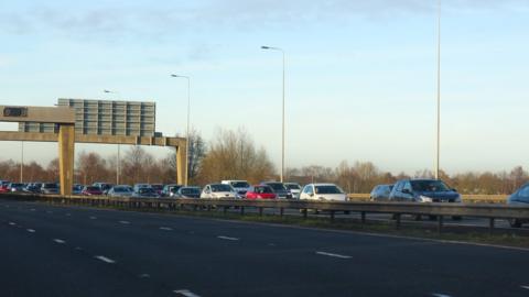 M6 southbound