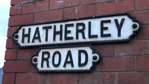 Hatherley Road street sign