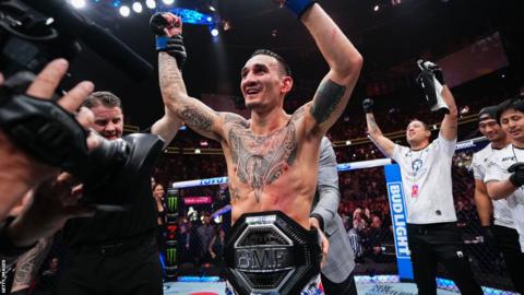 UFC 300: Max Holloway beats Justin Gaethje with 'KO of the century