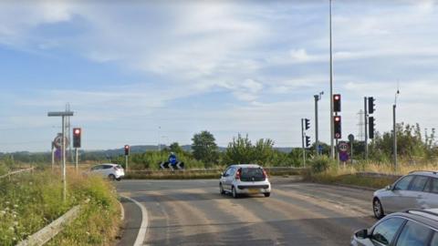 Junction 21, M5 near Weston-super-Mare