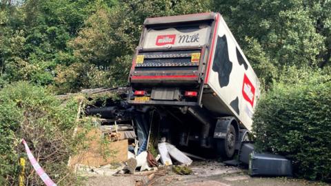 The Müller milk lorry