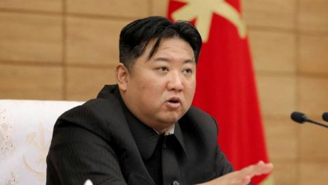 Image shows Kim Jong Un