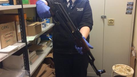 AK-47 rifle handed into police in Trowbridge