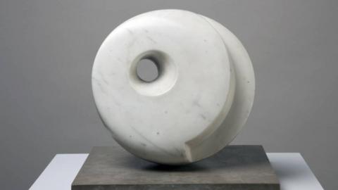 Pierced Hemisphere 1 by Barbara Hepworth