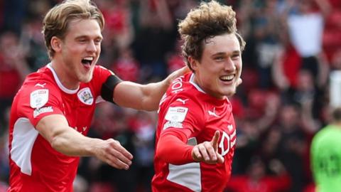 Barnsley celebrate