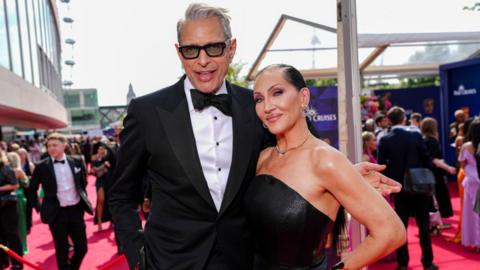 Jeff Goldblum and Michelle Visage attend the 2024 BAFTA Television Awards