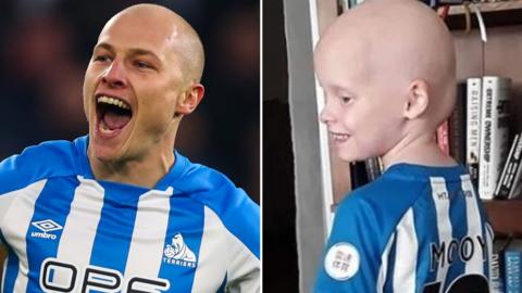 Bella and her inspiration Aaron Mooy