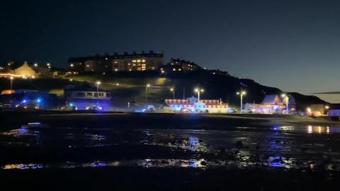 Emergency services vehicles called to Saltburn