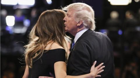 Donald and Melania Trump