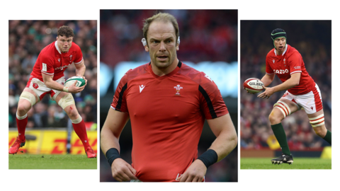 Will Rowlands, Alun Wyn Jones & Adam Beard