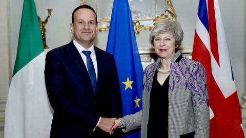 Leo Varadkar and Theresa May