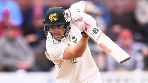 Joe Clarke in action for Nottinghamshire