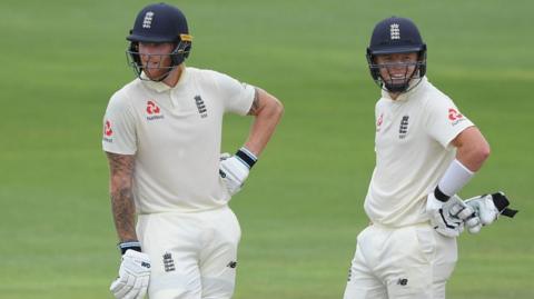 Ben Stokes and Ollie Pope