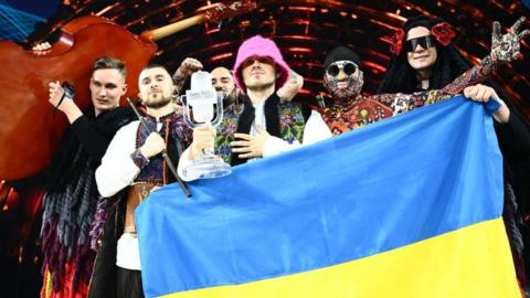 Image shows Ukraine Eurovision winners