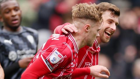 Tommy Conway's first-half penalty put Bristol City ahead