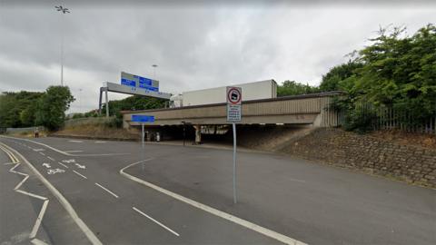 Underpass on Holbeck Moor Road