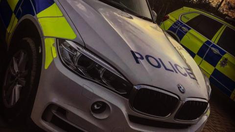 Derbyshire Police cars