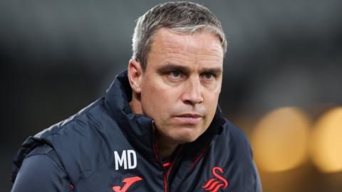 Swansea head coach Michael Duff