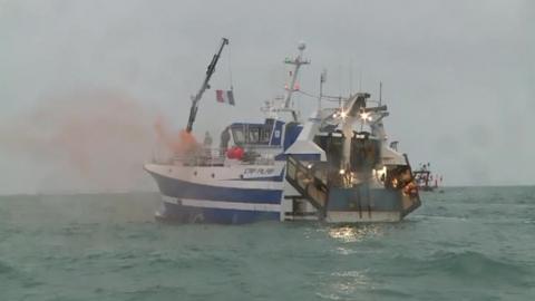 French fishing boat