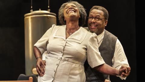 Wendell Pierce and Sharon D Clarke in Death of a Salesman