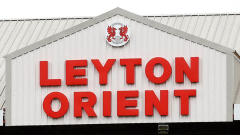 Leyton Orient emblem at Brisbane Road