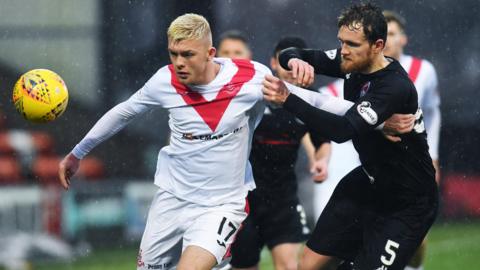 Airdrieonians and Clyde players