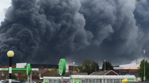 fire in Widnes